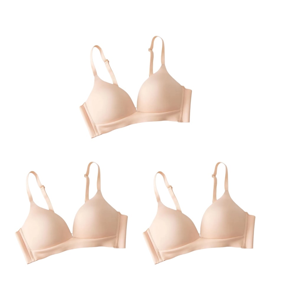 Seamless Bras For Women Nonwire Push Up Bra Glossy Underwear Without Steel Ring Cup Female Comfort 12