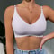 Comfy Bra WireFree Padded Wavy Edge Seamless Yoga Wear Bra For Women Laser Cutting Invisible Ladies 1