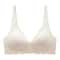 Seamless Women's Bra, Small Chest, Big Hollow Design, Underwear Support, Non-removable Semi-fixed Cup, One Piece Striped