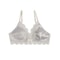 Triangle Cup Bow Lace Bra for Women, Small Chest, Satin Underwear, Comfortable Soft Bra, Sweet Girl Breathable Lingerie