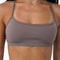 Sports Bra Seamless Yoga Top for Women, Fitness Gym Activewear, Push-up Workout Cross-Back Fitness Running Underwear