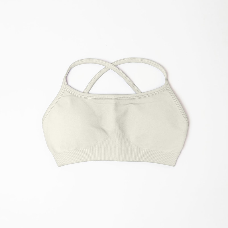 Sports Bra Seamless Yoga Top for Women, Fitness Gym Activewear, Push-up Workout Cross-Back Fitness Running Underwear