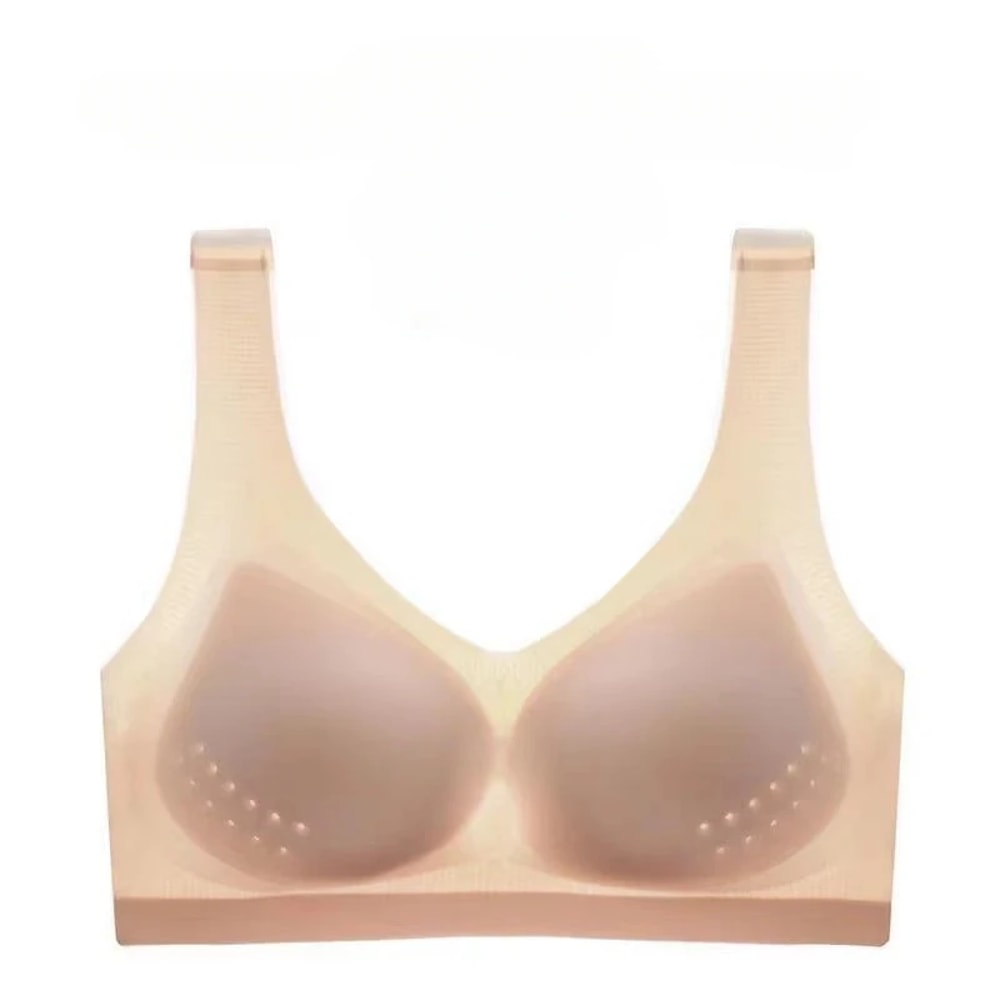 Seamless Wireless Bra for Women, Ultra-Thin Breathable Sleep Bralette, Plus Size Summer Sports Bra Vest Underwear Top