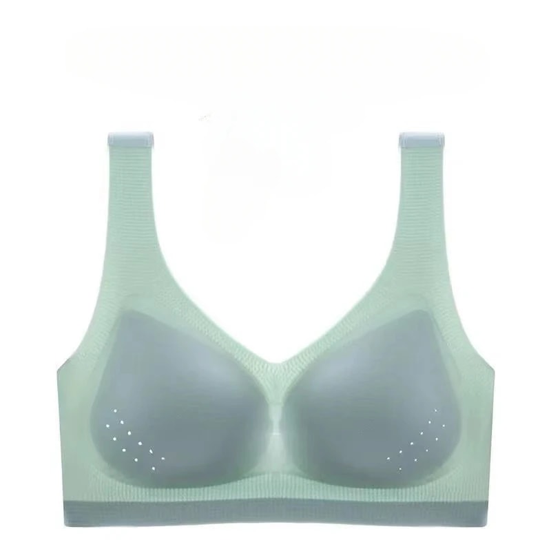 Seamless Wireless Bra for Women, Ultra-Thin Breathable Sleep Bralette, Plus Size Summer Sports Bra Vest Underwear Top