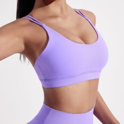 solid color cross fitness bra, soft high strength women tight sport top, comprehensive training gym yoga underwear