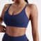 Solid Color Cross Fitness Bra Soft High Strength Women Tight Sport Top Comprehensive Training Gym Y 4