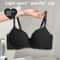 Thickened PushUp Bra For Small Chest Wireless No Steel Ring Seamless Invisible Adjustable Straps Wi 7