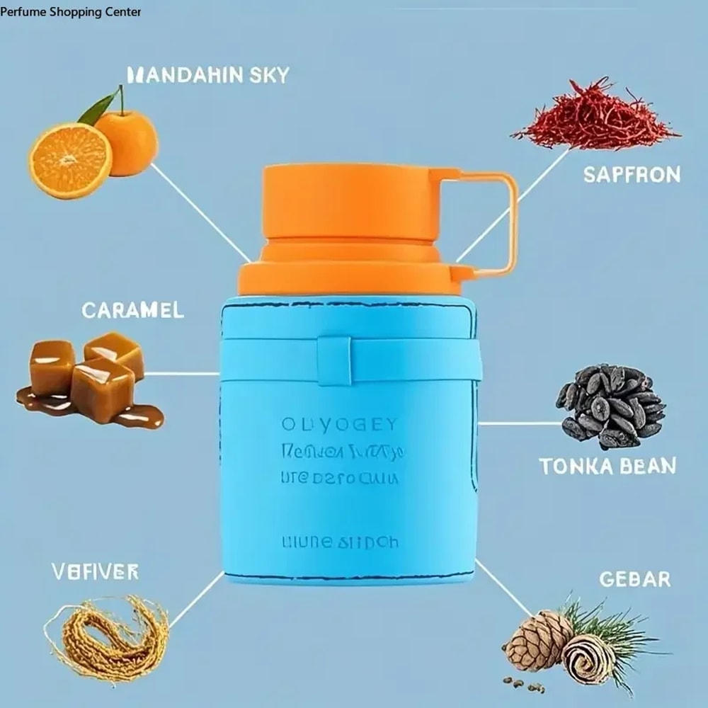 Mandarinsky by Armaf for Men EDP Spray, Long-Lasting Fragrance, Christmas Gift, Premium Perfume for Him