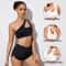 Women Sports Bra Push Up, Fitness Bras, One Shoulder Shockproof Yoga Bra, Black White Yoga Running Bra, Sexy Vest