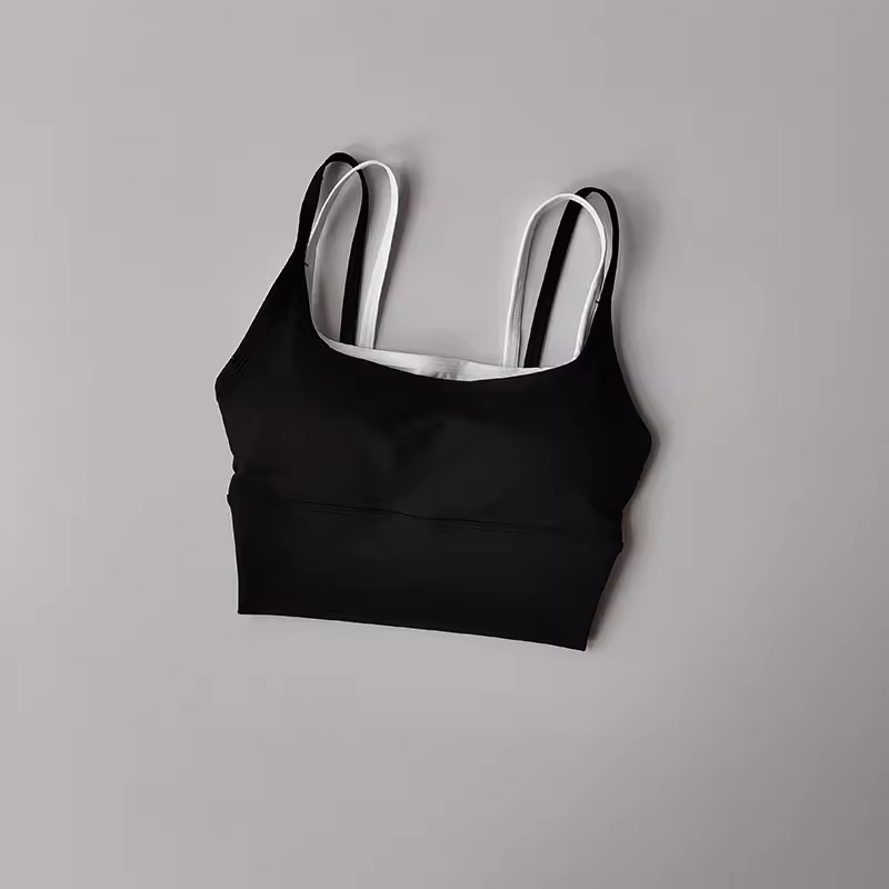 Sports Bra for Women, Gym Vest Yoga Beauty, Black Tube Top, Running Sports Bra, Fitness Yoga Crop Top, Sexy Sport Bra