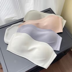 women sexy strapless bra, push up wireless bras, tube top anti-slip, seamless invisible bralette, without straps, ladies