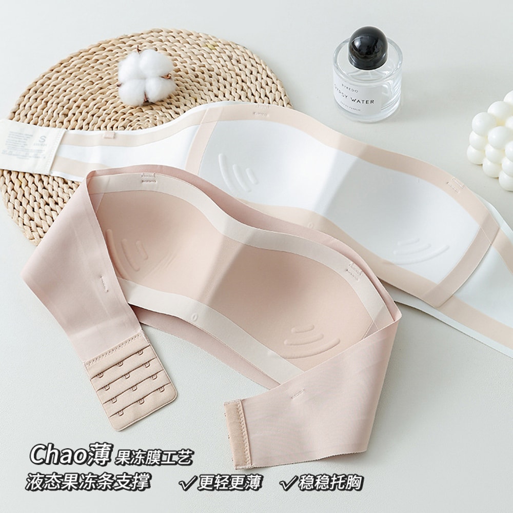 Women Sexy Strapless Bra, Push Up Wireless Bras, Tube Top Anti-Slip, Seamless Invisible Bralette, Without Straps, Ladies