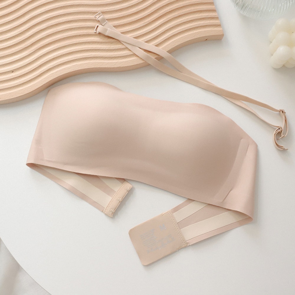 Women Sexy Strapless Bra, Push Up Wireless Bras, Tube Top Anti-Slip, Seamless Invisible Bralette, Without Straps, Ladies