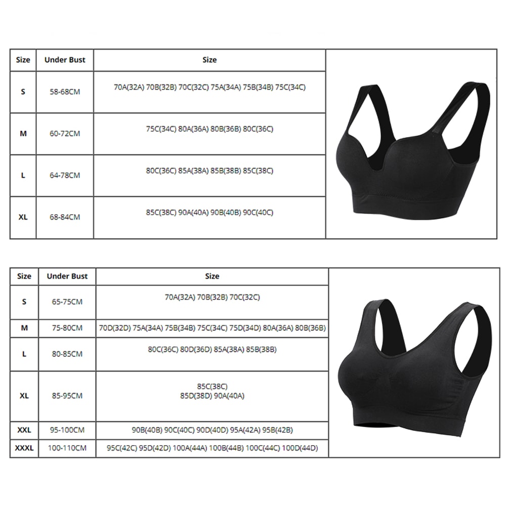 Women Wireless Sports Bra, Fitness Running Vest, Gym Workout Underwear, Padded Tops, Bralette, Breathable Brassiere