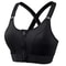 Sports Bra For Women, Front Zipper, Adjustable Strap, Shockproof Elastic, Fitness Athletic Brassiere, Slim Yoga Crop Top