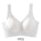 Womens Solid Seamless Bras Full Cup Wireless Soft Intimates Comfortable Brassiere Push Up Sexy Unde