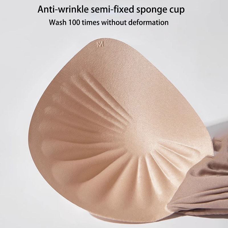 Womens Solid Seamless Bras Full Cup Wireless Soft Intimates Comfortable Brassiere Push Up Sexy Unde