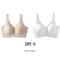 Womens Solid Seamless Bras Full Cup Wireless Soft Intimates Comfortable Brassiere Push Up Sexy Unde