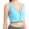Running Fitness Sports Bra Front Zipper Shockproof Wireless Bralette Breathable Seamless Womens Und 2