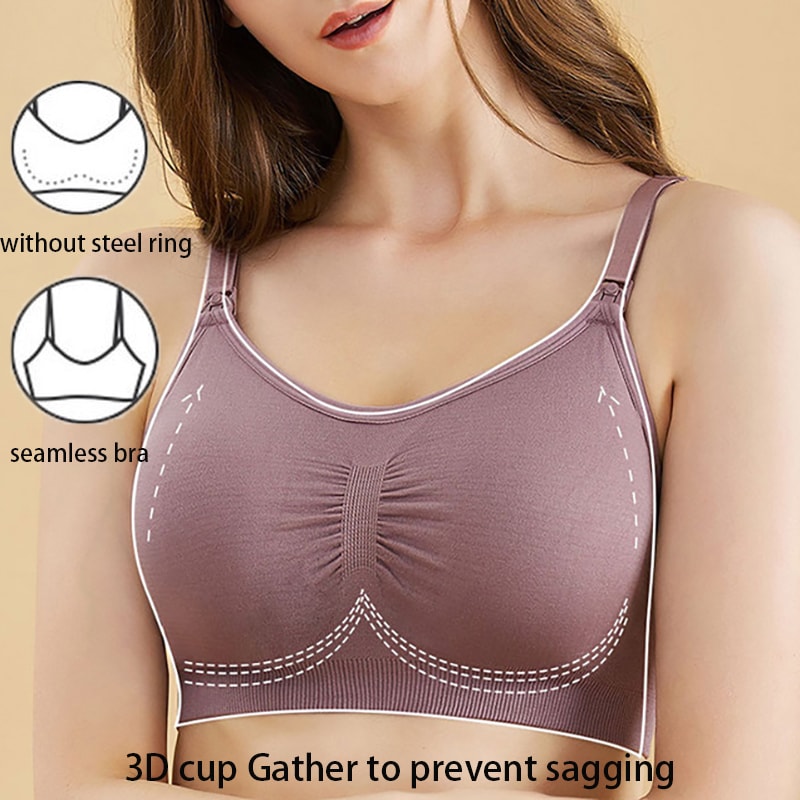 Hand Free Pumping Nursing Bra, Maternity Bras Breastfeeding Support, Pregnancy Clothes Women Can Wear Special Underwear
