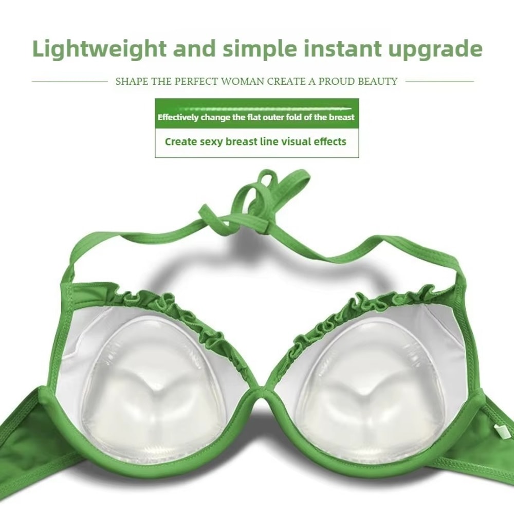 Silicone Bra Inserts, Breast Pads Sticky Push Up Bra Cup, Thicker Nipple Cover Patch, Bikini Inserts for Swimsuit Gifts