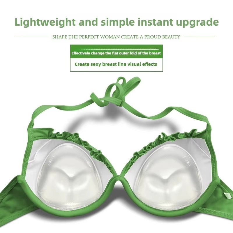Silicone Bra Inserts, Breast Pads Sticky Push Up Bra Cup, Thicker Nipple Cover Patch, Bikini Inserts for Swimsuit Gifts