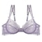 Sexy Ultrathin Lace Bras Womens Push Up Bra Hollow Out Transparent Gathered Underwear French Elegan 8
