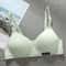 Cotton Underwear Women AB Cup Bra Wireless Gathered Comfort V Brassiere Push Up Lingerie Bralette F 3