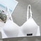 Cotton Underwear Women AB Cup Bra Wireless Gathered Comfort V Brassiere Push Up Lingerie Bralette F 5