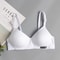 Cotton Underwear Women AB Cup Bra Wireless Gathered Comfort V Brassiere Push Up Lingerie Bralette F 7