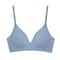 Women Wireless Bra Deep V Padded Bralette Sexy Trendy Stripe Knitting Bras Solid Ladies Underwear 5