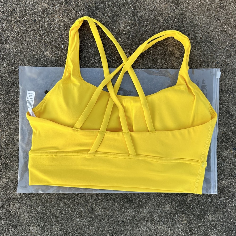 Solid Color Women Cross Back Fitness Sport Bra, High Strength Tight Top, Gym Yoga Underwear with Chest Pad, Comprehensiv