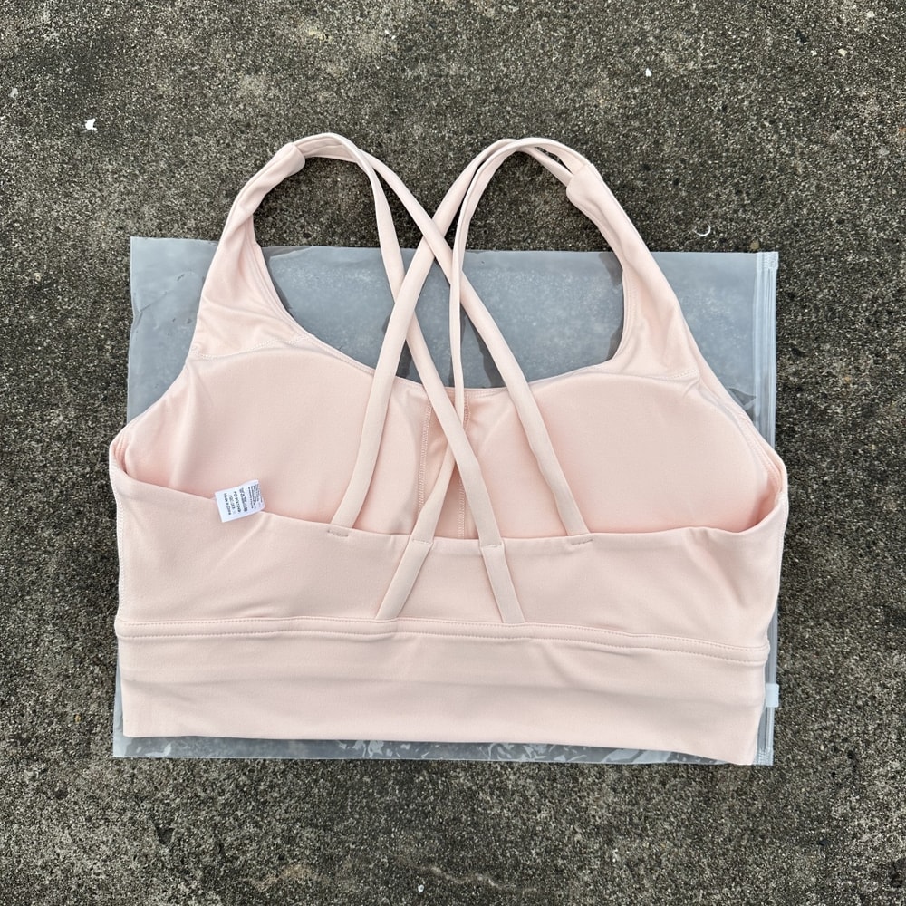 Solid Color Women Cross Back Fitness Sport Bra, High Strength Tight Top, Gym Yoga Underwear with Chest Pad, Comprehensiv