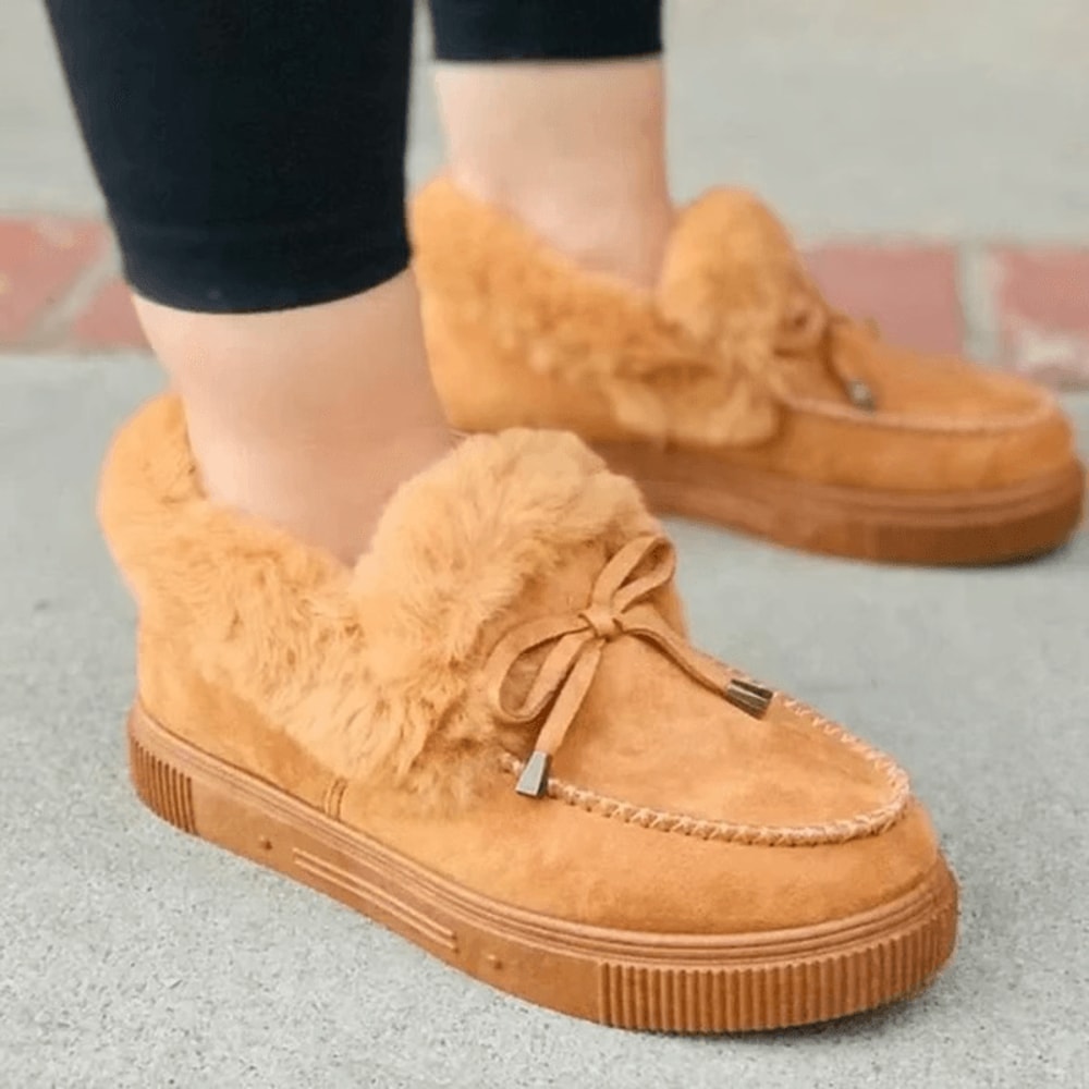 Womens cozy fleecelined winter shoes