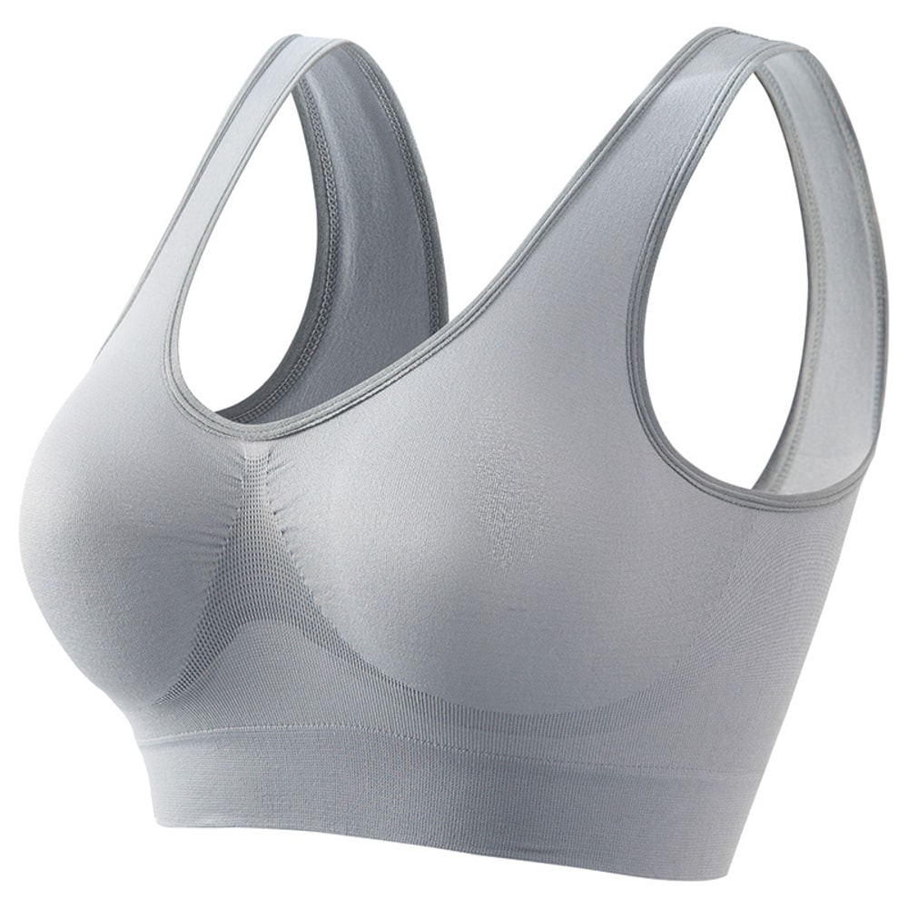 Women Sports Bra Large Size Seamless Underwear No Steel Ring Removable Chest Pad Running Sport Yoga 5