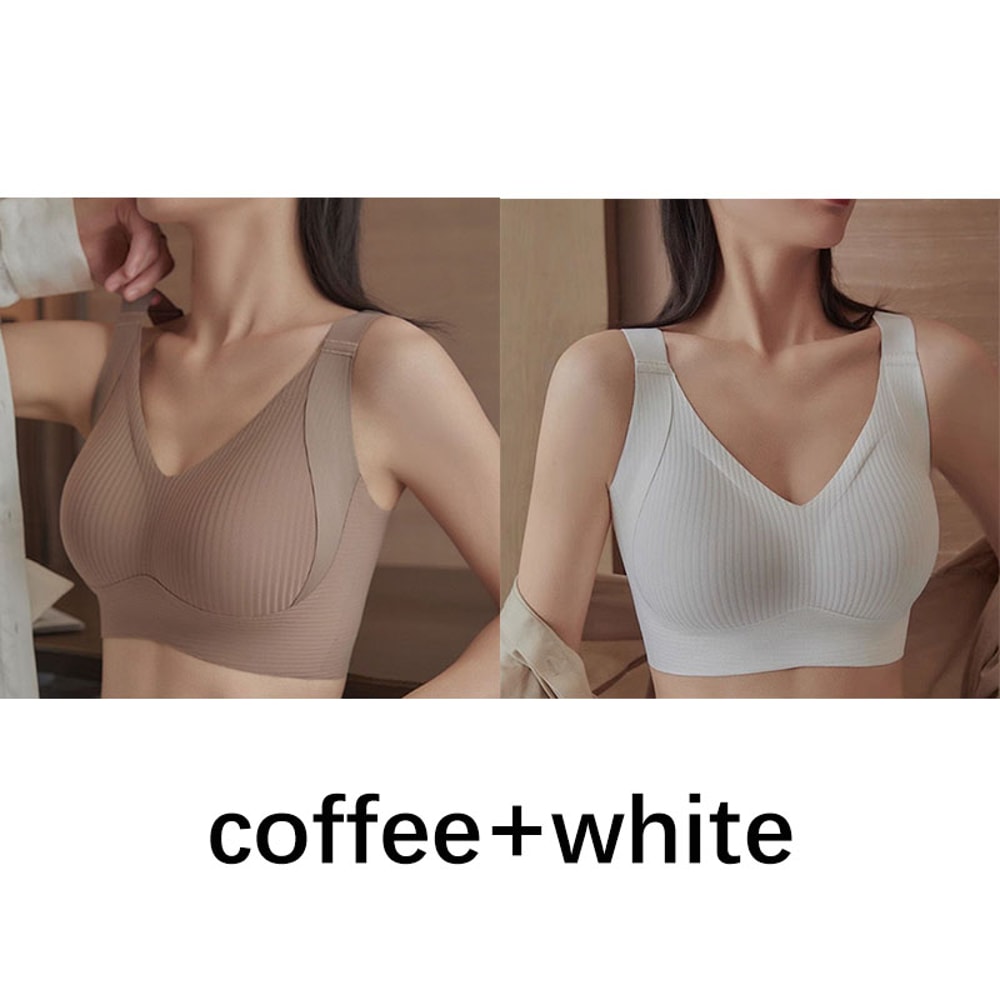 Seamless Push Up Bra For Women Wireless Bralette Soft Comfortable Lingerie For Small Large Busts B 9