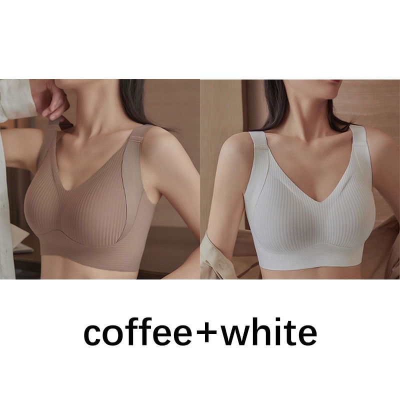 Seamless Push Up Bra For Women Wireless Bralette Soft Comfortable Lingerie For Small Large Busts B 9
