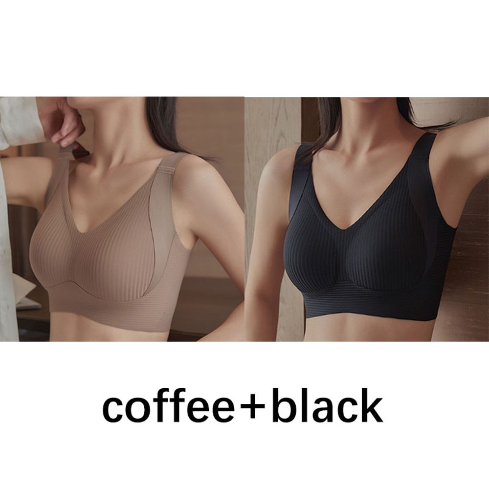 Seamless Push Up Bra For Women Wireless Bralette Soft Comfortable Lingerie For Small Large Busts B 6
