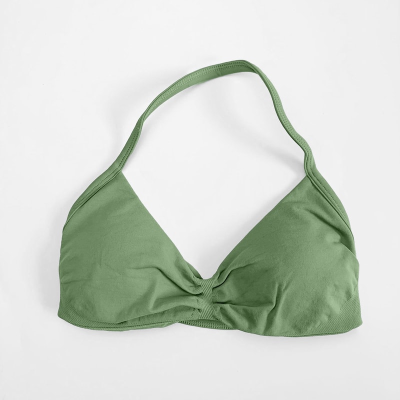 Strappy Bra Gym Top Women High Support Thin Strap Sports Bra Seamless Halter Yoga Workout Underwear 27