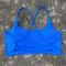 Women Fitness Sport Bra Top Gym Yoga Underwear Athletic With Chest Pad Uneck Spaghetti Straps Cross 8