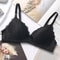 Womens Bra Seamless WireFree PushUp Support Smooth Coverage Lingerie Big Large Cup Size Black White 11
