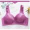 Comfortable Breathable Adjustable Brassiere Thin Section Without Steel Ring Bra Side Gathering Bra 5
