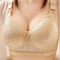 Comfortable Breathable Adjustable Brassiere Thin Section Without Steel Ring Bra Side Gathering Bra 7