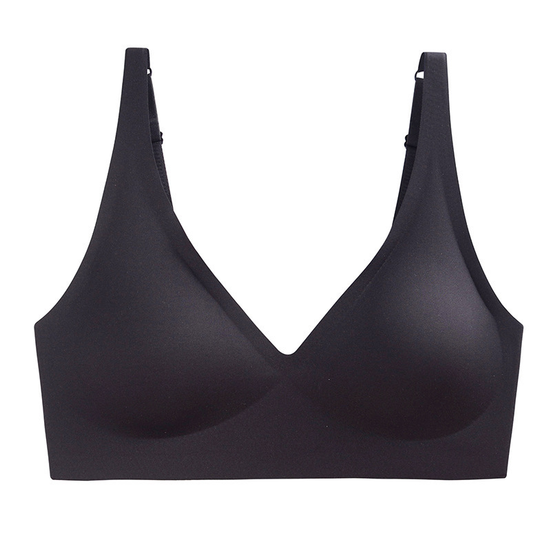 Push Up Seamless Bras For Women, Non-wire Brassiere V-neck, Removable Padded Sports Underwear, Sexy Lingerie for Females