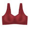 Beautiful Back Large Size Soft Support Push-up Bra For Women, Seamless One-piece, Wire-free Adjustable Sports Thin Bra
