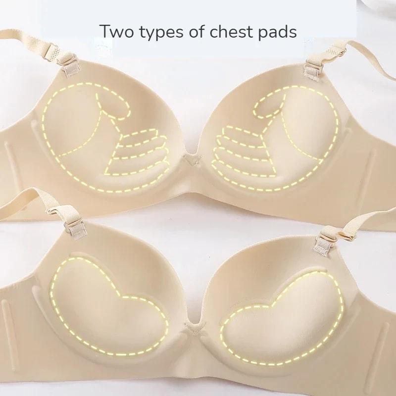 Women Seamless Bra Sexy Push Up Bralette No Wire Breathable Wireless Lingerie For Students And Girl 2