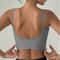 Yoga Underwear Women Breathable Solid UShaped Sports Bra Top Gym Athletic Tight Workout Vest With C 7