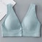 Pure Cotton Nursing Bra, Women's Breastfeeding Maternity Underwear, Plus Size Bralette Gather Crop Top for Pregnancy