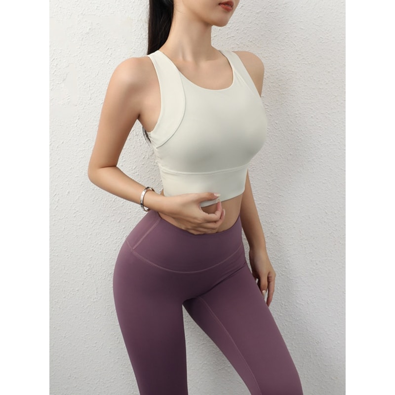 Sexy Women's Sports Bra Top, Tight Elastic Gym Sports Bra, Yoga Crop Top, Stretch Women Sports Underwear for Active Wear