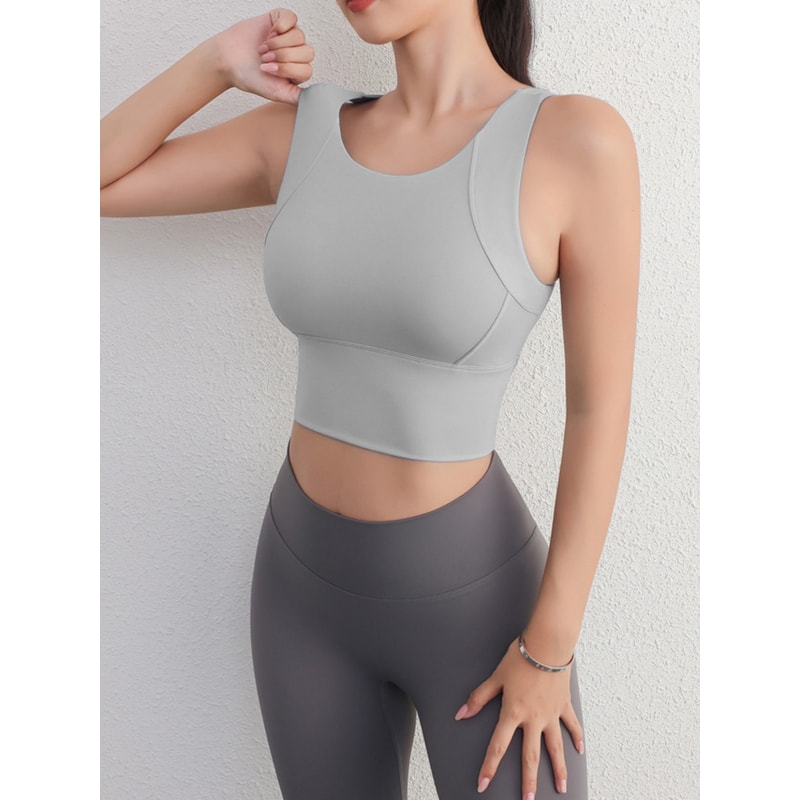 Sexy Women's Sports Bra Top, Tight Elastic Gym Sports Bra, Yoga Crop Top, Stretch Women Sports Underwear for Active Wear